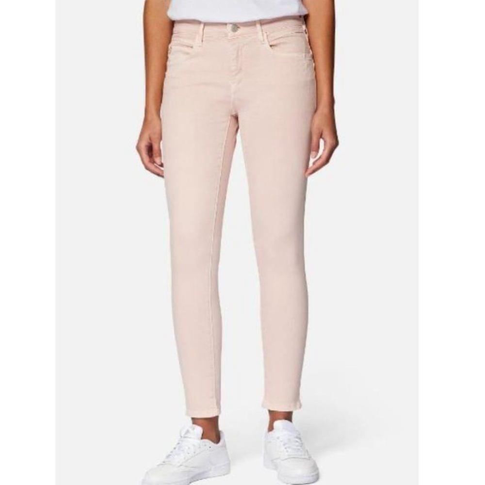 Mavi Adrianna Mid-Rise Skinny Ankle Jean in Light Pink